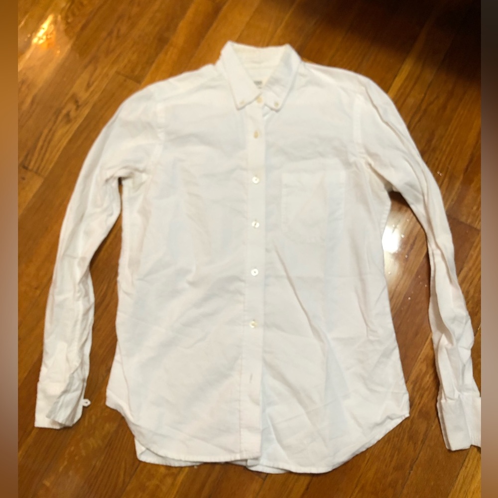 Kardo x Wildfang Women’s White Oxford Dress Shirt Size: S